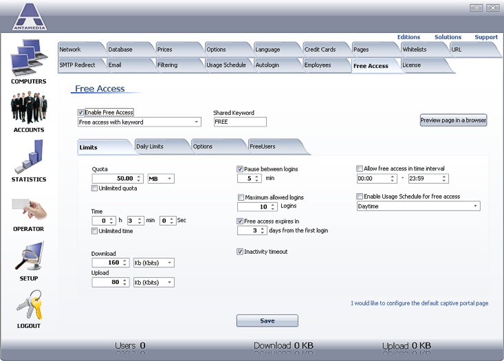 Antamedia Cafe Timer Software