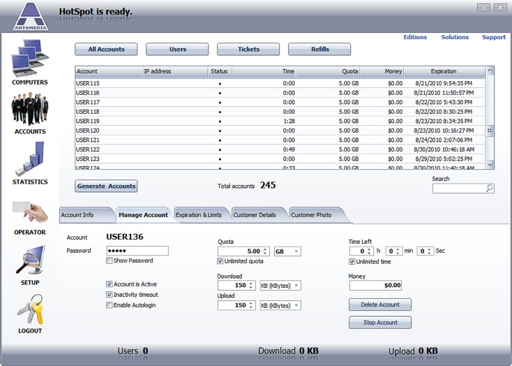 Antamedia Cafe Timer Software