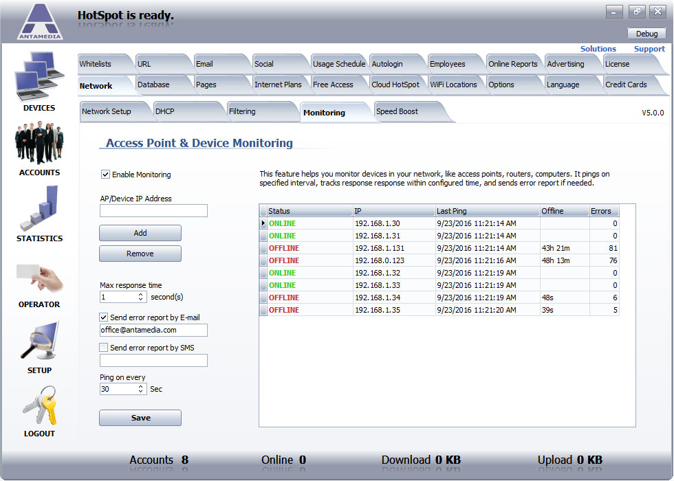 hotspot_monitoring HotSpot Access Point & Device Monitoring